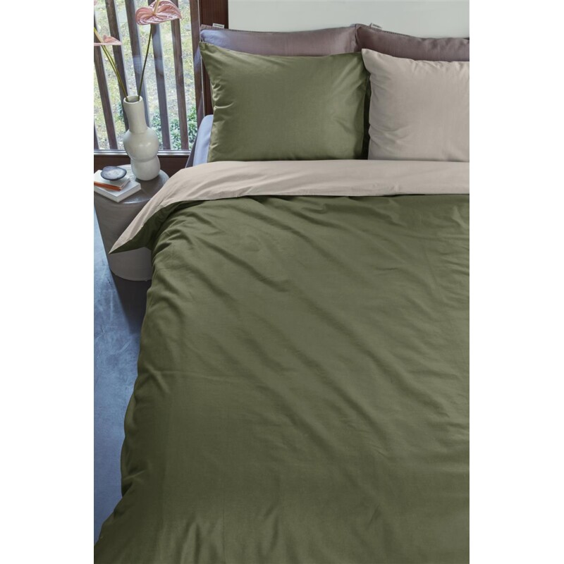 Een afbeelding van vtwonen 2-persoons dekbedovertrek double faced