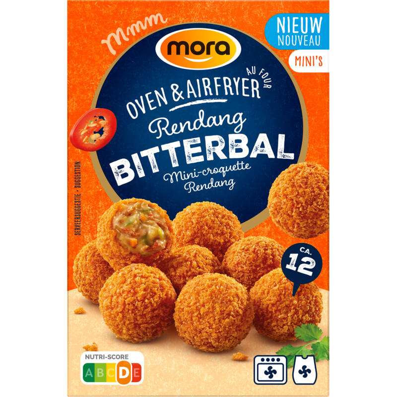 Een afbeelding van Mora Oven & airfryer rendang bitterbal