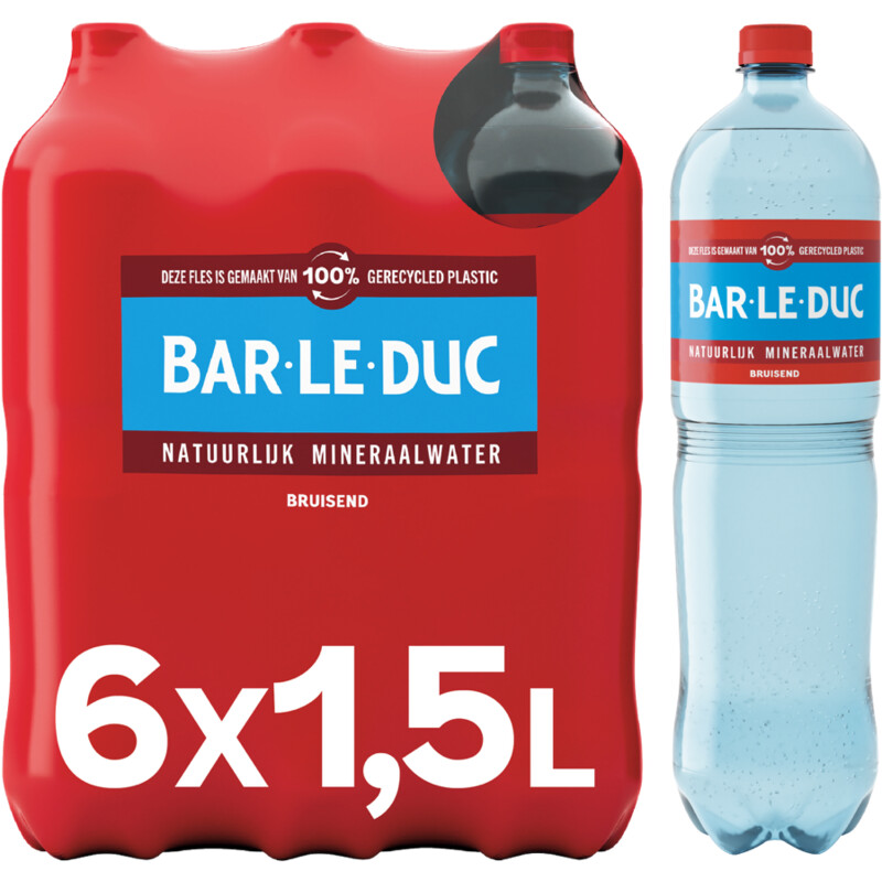 Een afbeelding van Bar-le-Duc Mineraalwater koolzuurhoudend 6-pack