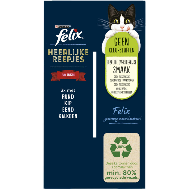 Een afbeelding van Felix Heerlijke reepjes farm selectie in saus
