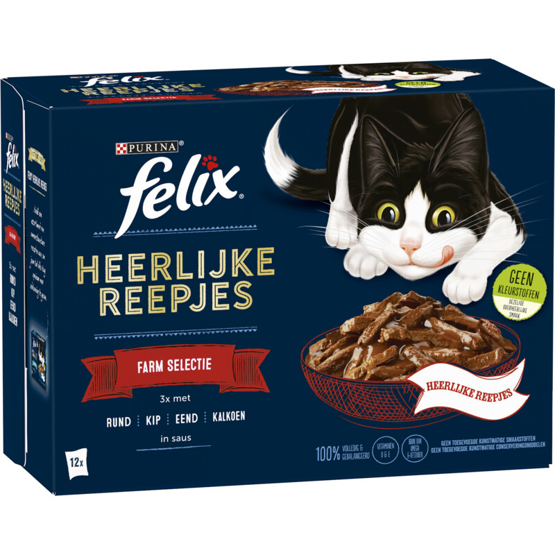 Een afbeelding van Felix Heerlijke reepjes farm selectie in saus
