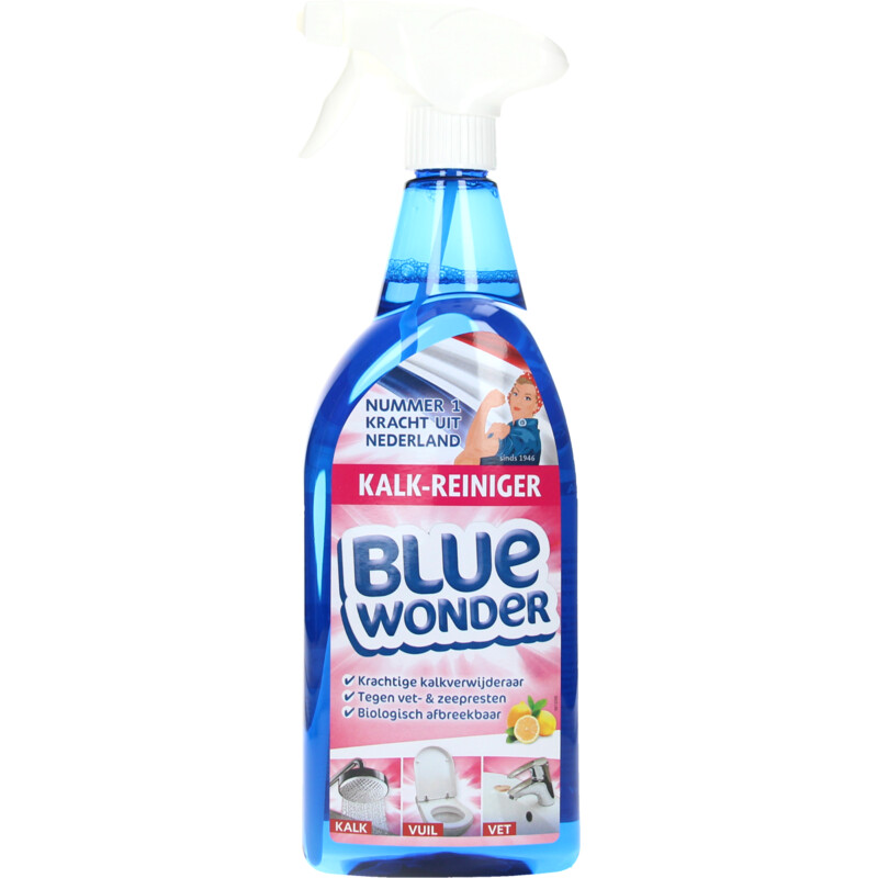 Een afbeelding van Blue Wonder Kalkreiniger
