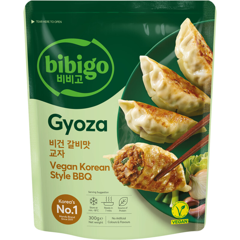 Een afbeelding van Bibigo Gyoza veg kor bbq