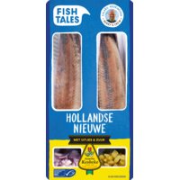 Een afbeelding van Fish Tales Hollandse nieuwe met kesbeke zuur