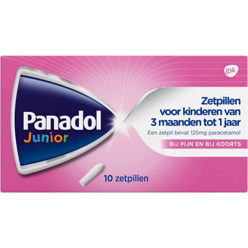 Een afbeelding van Panadol Junior 125mg zetpillen