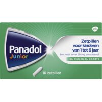 Een afbeelding van Panadol Junior 250mg zetpillen