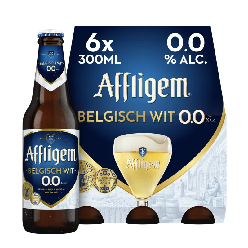 Belgisch wit 0.0 abdijbier 6-pack
