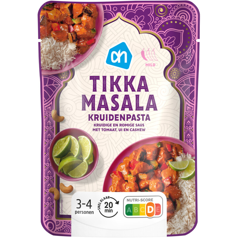 Een afbeelding van AH Tikka masala kruidenpasta
