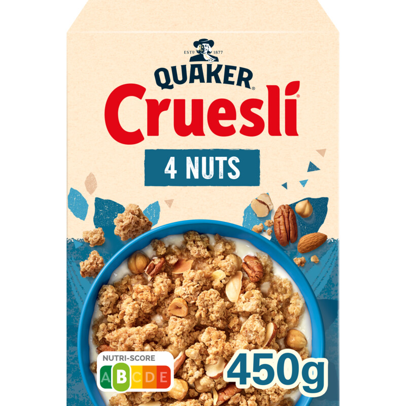 Een afbeelding van Quaker Cruesli 4 nuts
