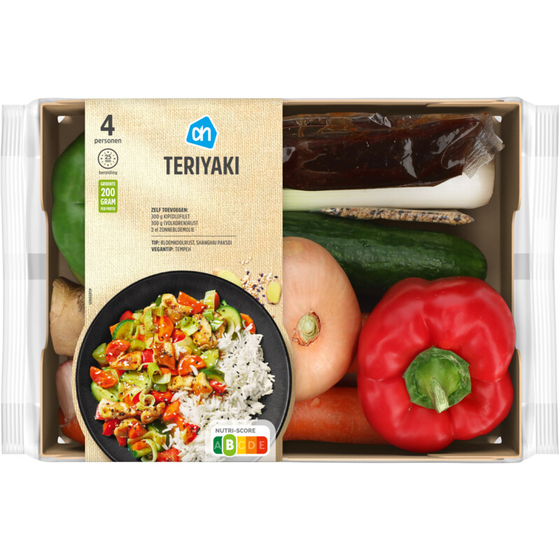 Een afbeelding van AH Teriyaki verspakket