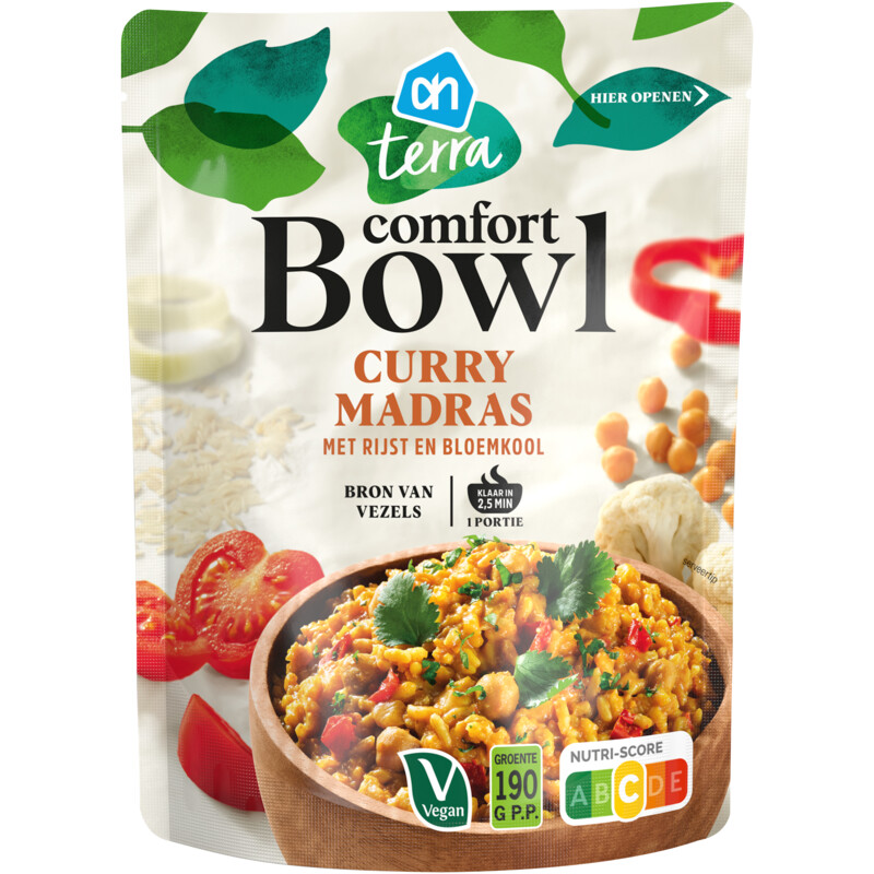 Een afbeelding van AH Terra Comfort bowl curry madras