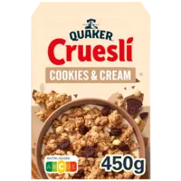 Quaker Cruesli cookies & cream