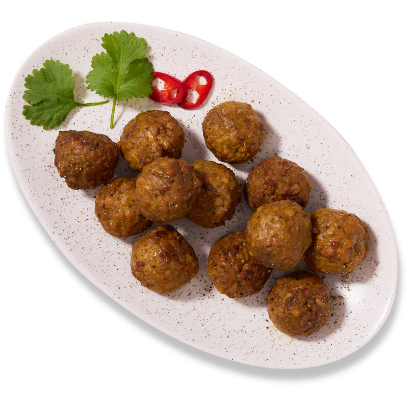 Een afbeelding van AH Terra Plantaardige balletjes Indische stijl