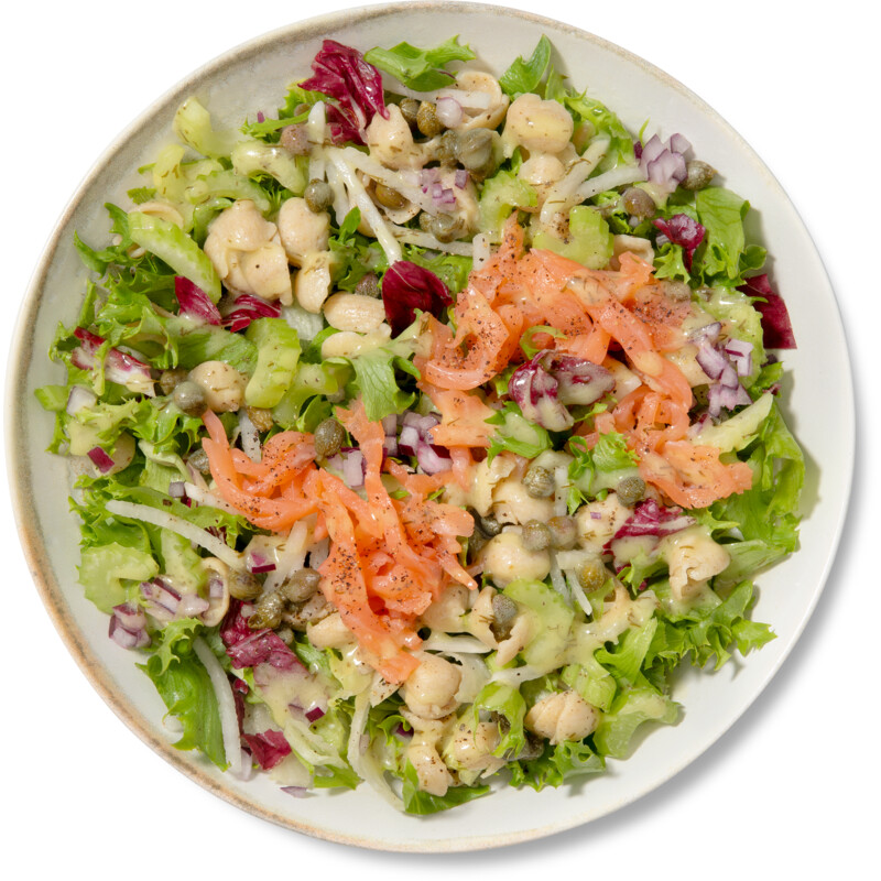 Een afbeelding van AH Maaltijdsalade gerookte zalm
