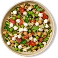 Een afbeelding van AH Kleine salade peulvruchten geitenkaas