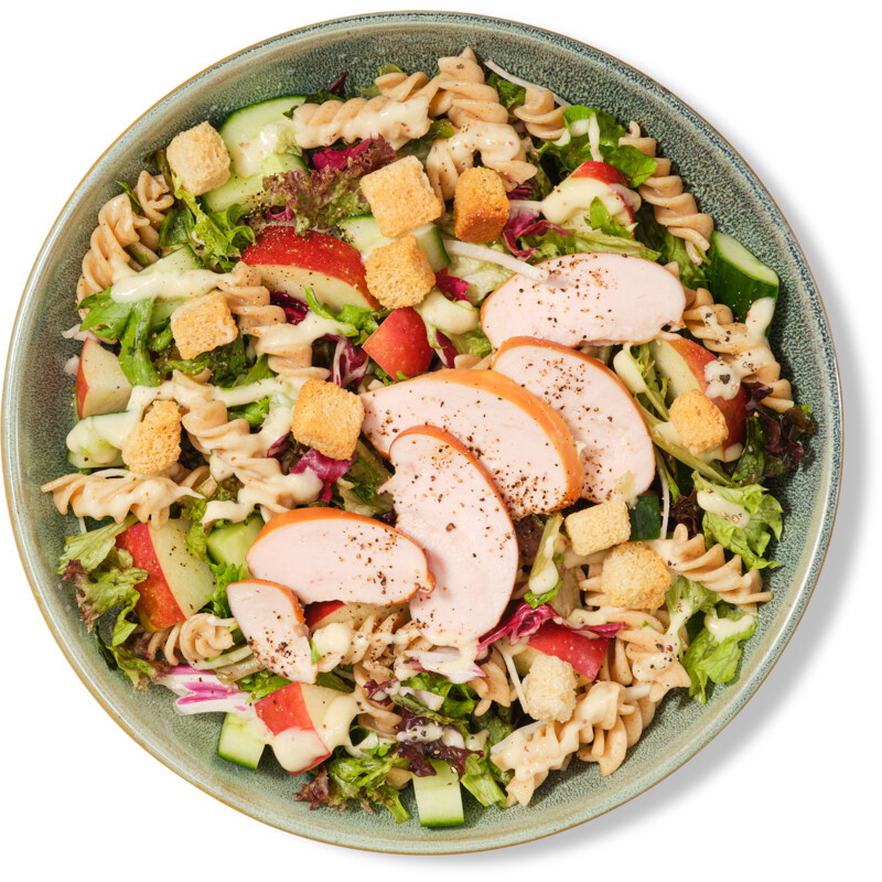 Een afbeelding van AH Maaltijdsalade gerookte kip appel