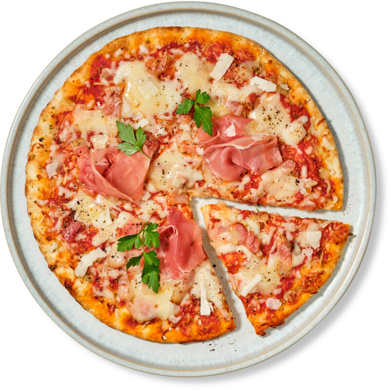Een afbeelding van AH Verse pizza prosciutto online only