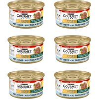 Een afbeelding van Gourmet Gold malse lekkernijen met zeevis 6-pack