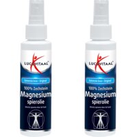Een afbeelding van Lucovitaal Magnesium spierolie spray 2-pack