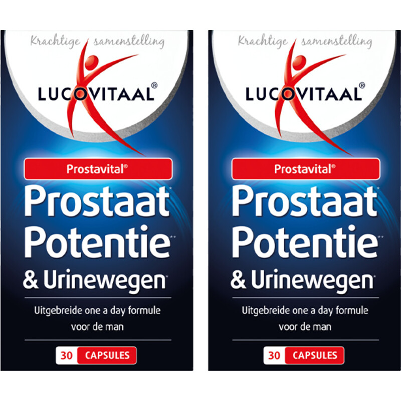 Een afbeelding van Lucovitaal Prostaat potentie & urinewegen 2-pack