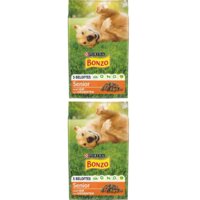 Een afbeelding van Bonzo Senior met kip en groenten 2-pack