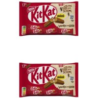 Een afbeelding van Kitkat Mini melkchocolade uitdeelzak 2-pack