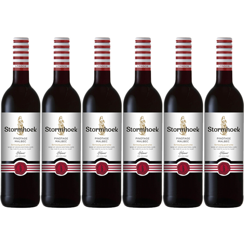 Een afbeelding van Stormhoek Pinotage malbec 6 flessen