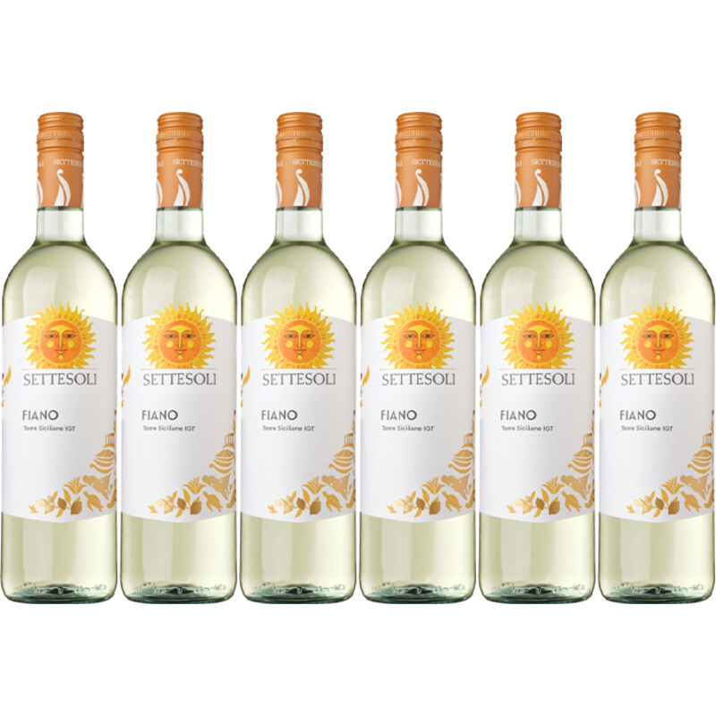 Een afbeelding van Settesoli Fiano 6 flessen