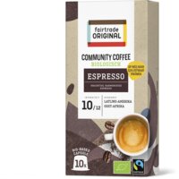 Een afbeelding van Fairtrade Original Community coffee espresso capsules