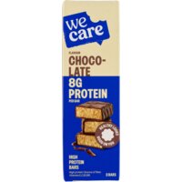 Een afbeelding van Wecare High protein bars chocolate