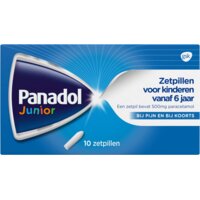 Een afbeelding van Panadol Junior 500mg zetpillen