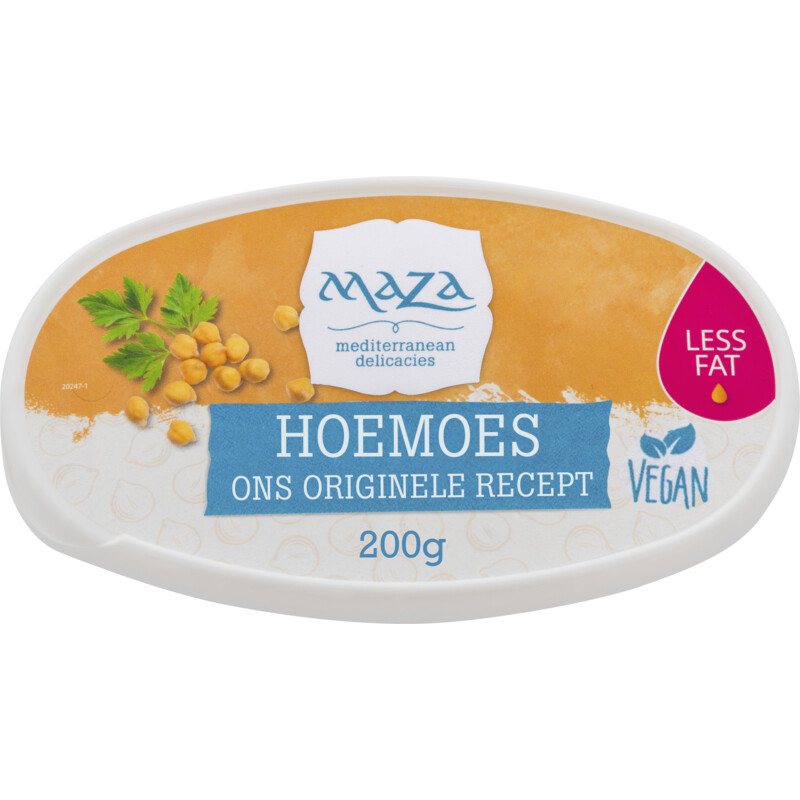 Een afbeelding van Maza Hoemoes less fat