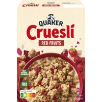 Een afbeelding van Quaker Cruesli rood fruit