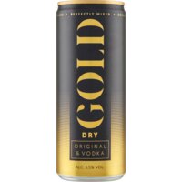 Een afbeelding van Gold Dry Original & vodka