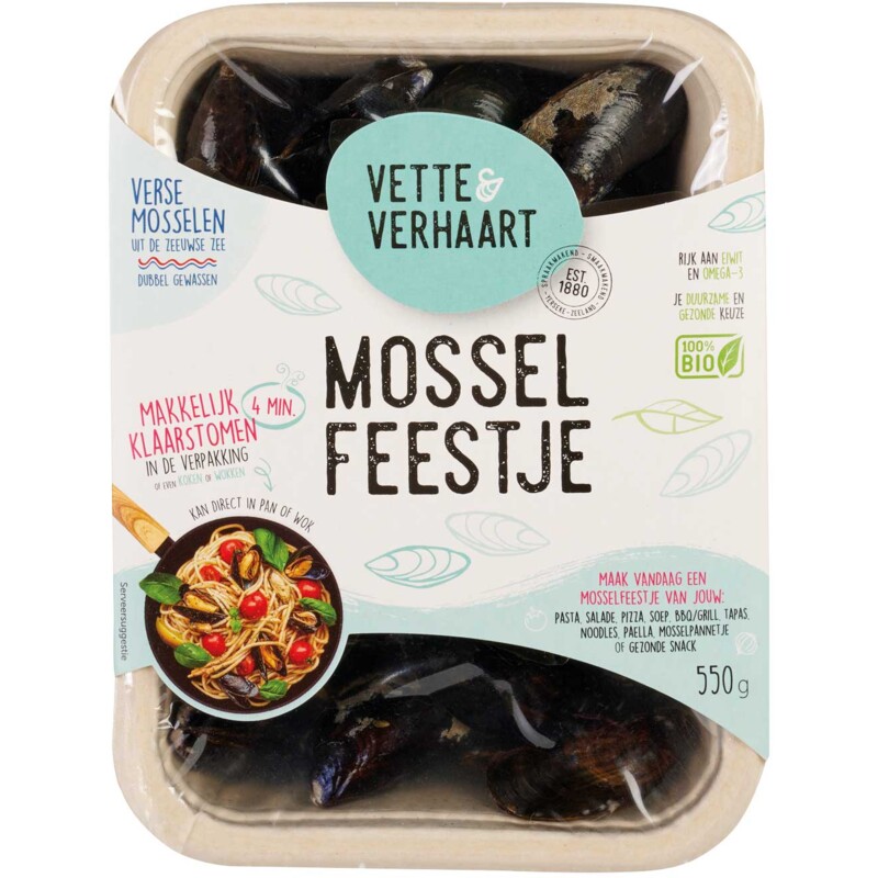 Een afbeelding van Vette & Verhaart Mossel feestje