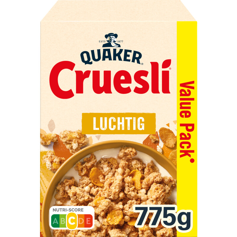 Een afbeelding van Quaker Cruesli luchtig value pack