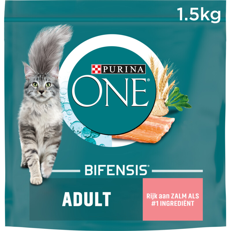 Een afbeelding van Purina ONE Adult rijk aan zalm