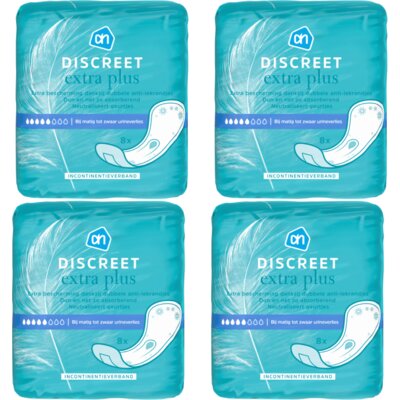 pdp-image-AH Incontinentie extra plus verband 4-pack