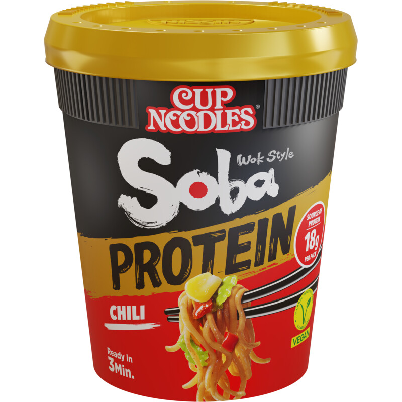 Een afbeelding van Nissin Soba protein chili