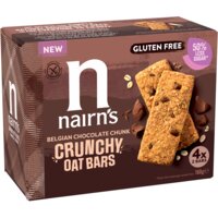 Een afbeelding van Nairn's Belgian chocolate chunk crunchy oat bars