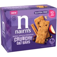 Een afbeelding van Nairn's Raisin apple & cinnamon crunchy oat bars