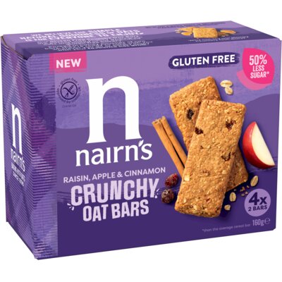 pdp-image-Nairn's Raisin apple & cinnamon crunchy oat bars