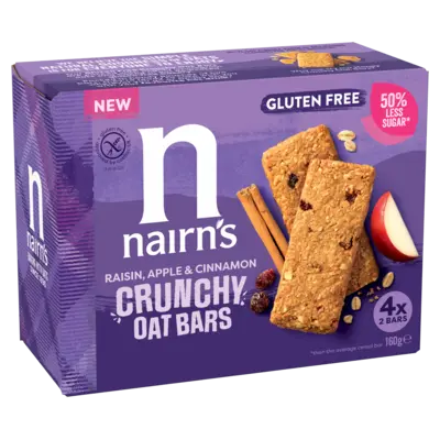 pdp-image-Nairn's Raisin apple & cinnamon crunchy oat bars
