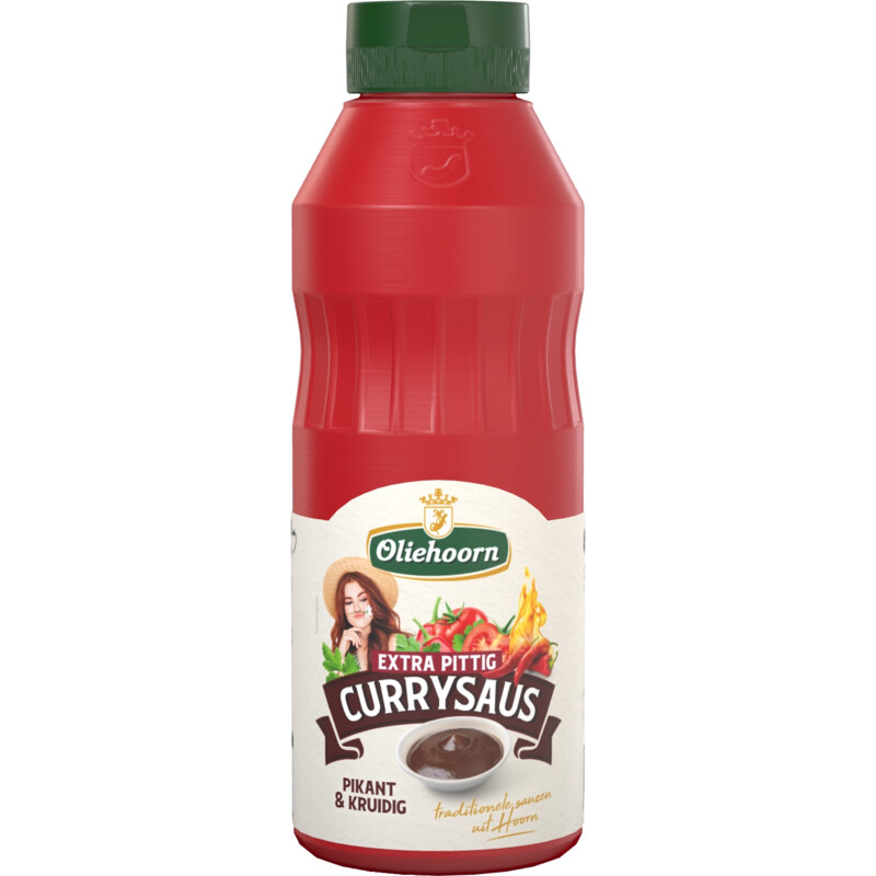 Een afbeelding van Oliehoorn Currysaus extra pittig