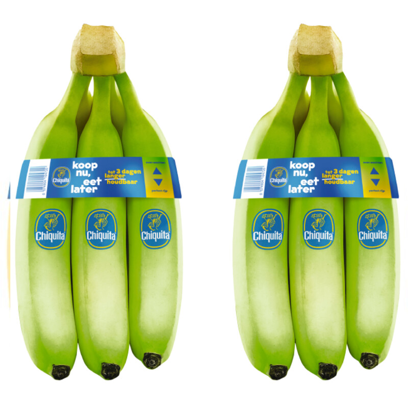 Een afbeelding van Chiquita Groene bananen 2-pack