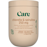 Een afbeelding van Care Chlorella & spirulina 250mg