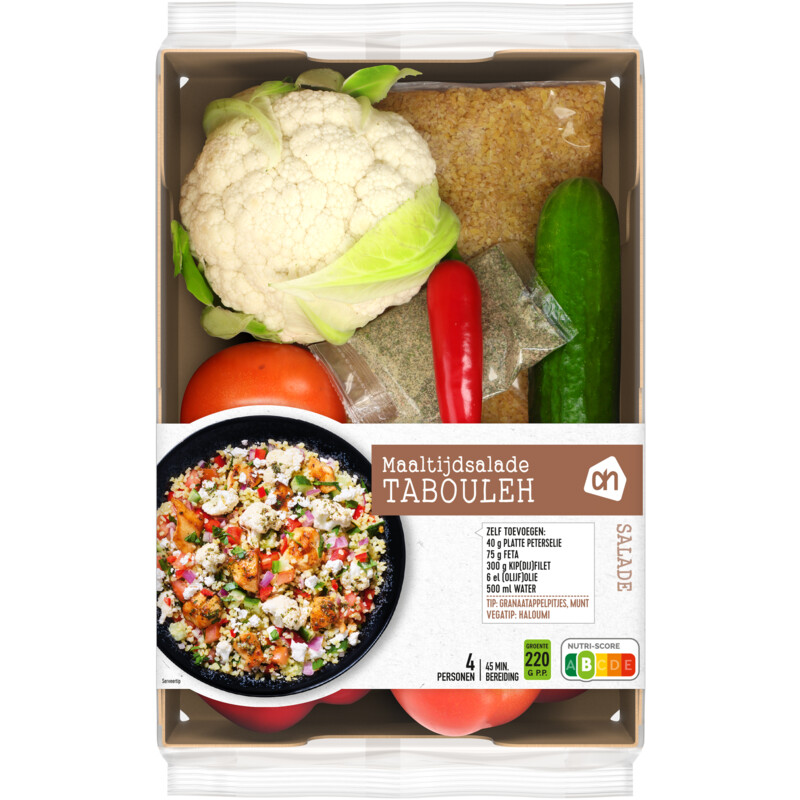 Een afbeelding van AH Maaltijdsalade tabouleh verspakket
