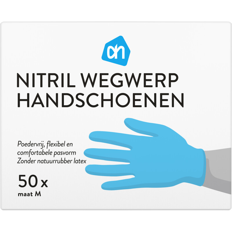 Een afbeelding van AH Nitril wegwerp handschoenen