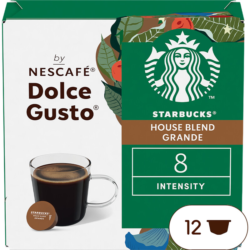 Een afbeelding van Starbucks Dolce gusto compatible house blend