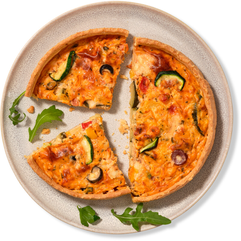 Een afbeelding van AH Quiche mediterrane groenten